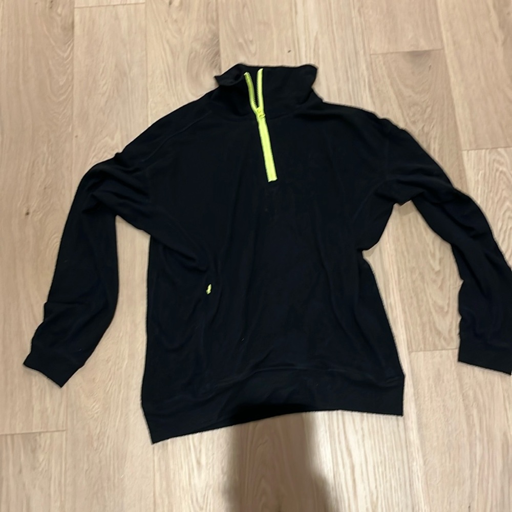 Theo and Spence fleece quarter zip.